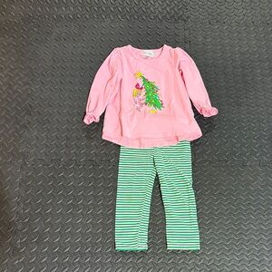 Th Grinch Cindy Lou Who Matching Toddler outfit 3T